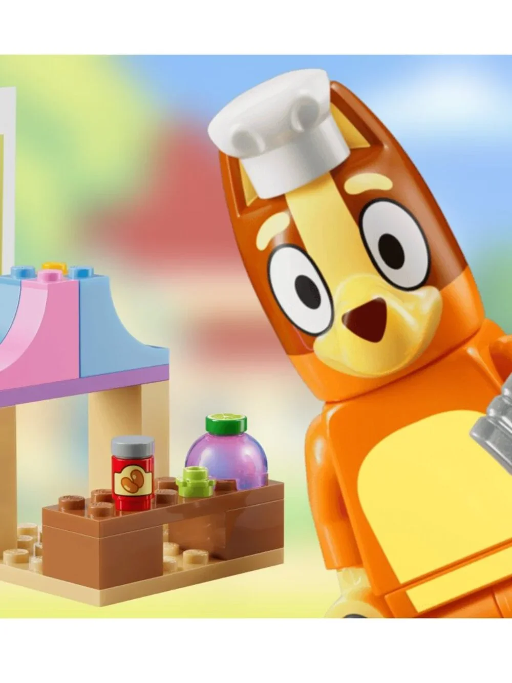 Lego Bluey 30713 Fancy Restaurant with Bingo Paper bag New in Hand